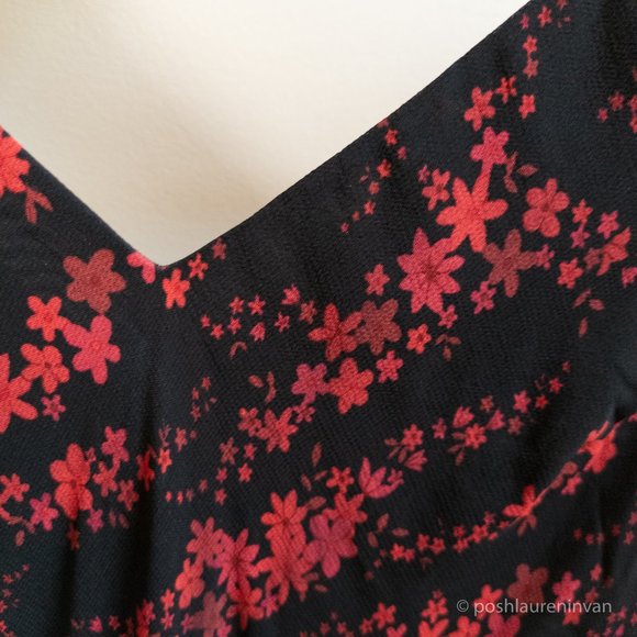 Jones New York V-Neck Sleeveless Dress – 90s Style – US 10 - Picture 10 of 12